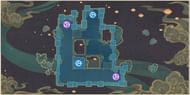 Map 4 in Theater Mechanicus event (Image via Genshin Impact)